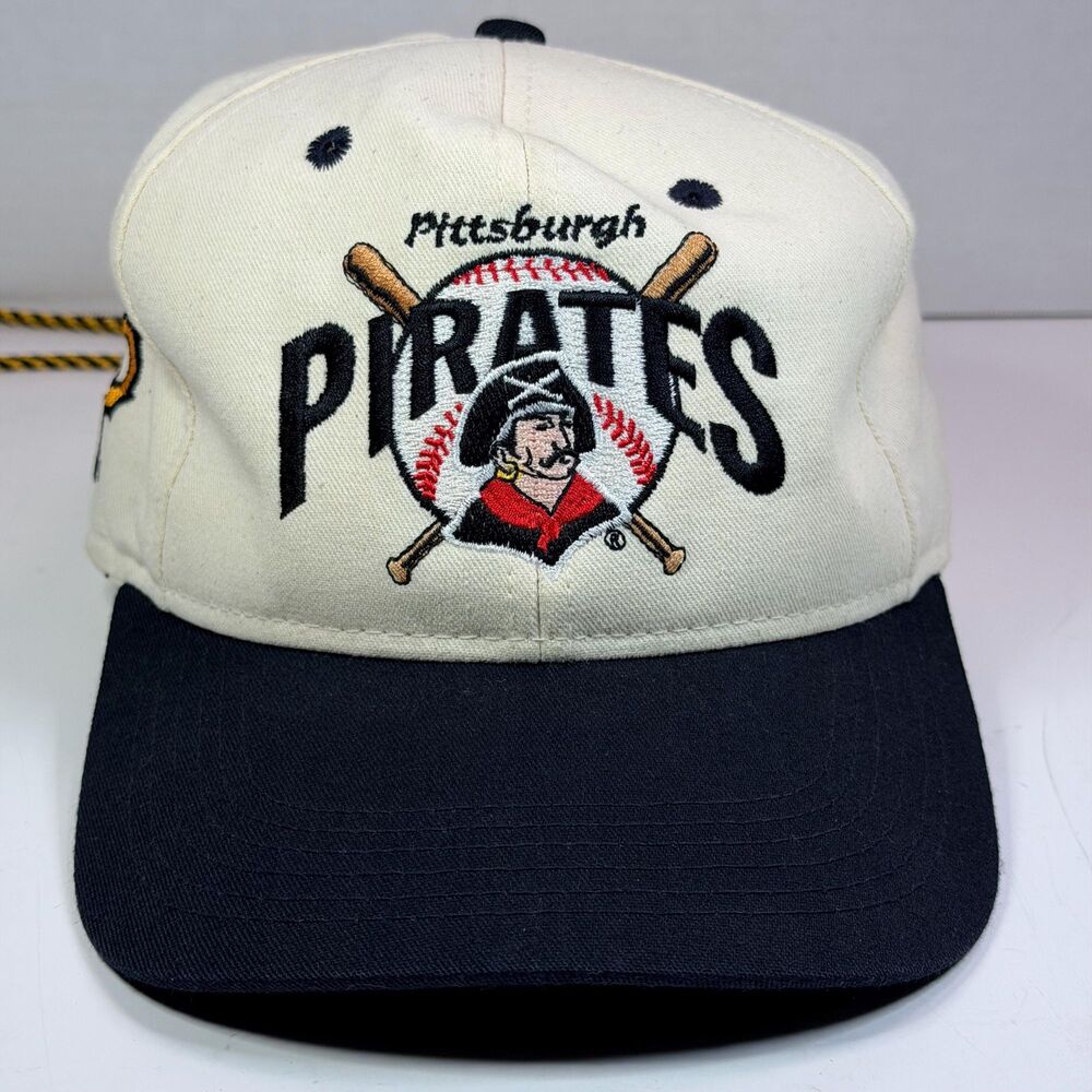 Pittsburgh Pirate Baseball Hat Paracord 90s No 1 Apparel Made in USA Retro MLB